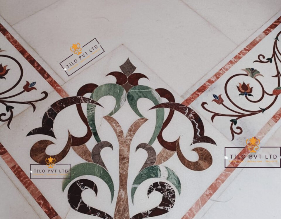 Marble Inlay Flooring