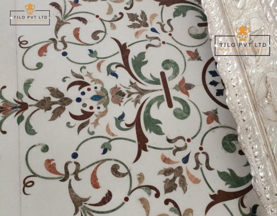 Marble Inlay Flooring