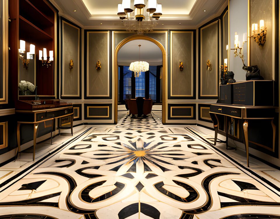 Marble Inlay Flooring